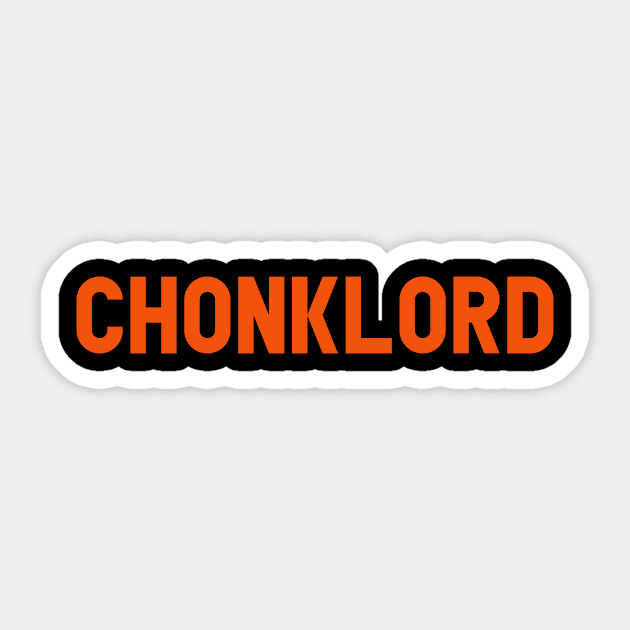 CHONKLORD Sticker by Chonklord Ferdinand